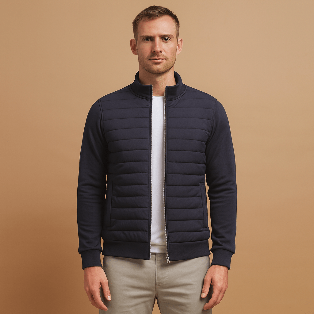 Płaszcz Męski | Wysoki Kołnierz i Dopasowany Krój na Zimę - Arkadya Outlet - Coats