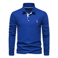 Polo Shirt Męski | Krótki Rękaw z Żebrowanym Kołnierzem - Arkadya Outlet - Shirts
