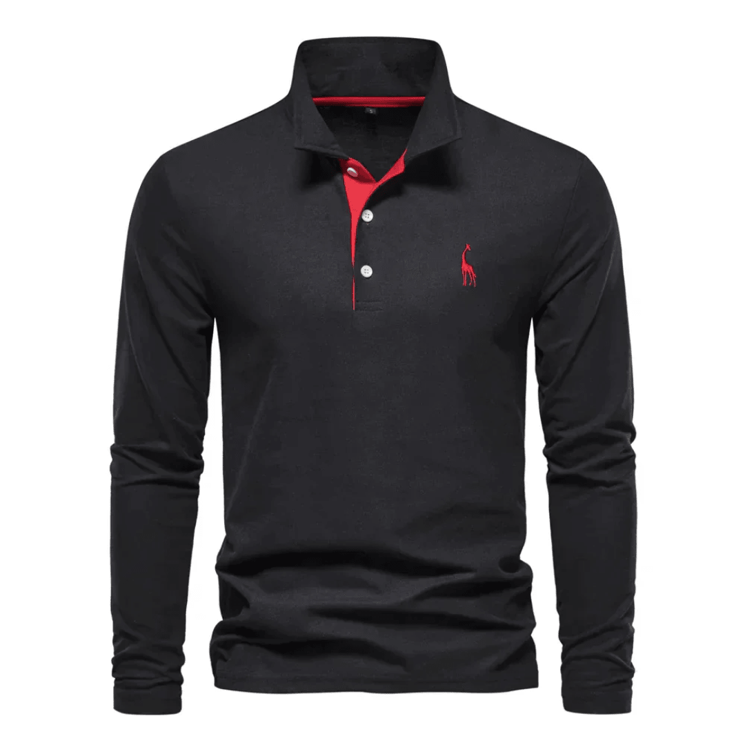 Polo Shirt Męski | Krótki Rękaw z Żebrowanym Kołnierzem - Arkadya Outlet - Shirts