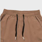 Spodnie cargo męskie dopasowana nogawka z wieloma kieszeniami - Arkadya Outlet - Men Pants