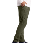 Spodnie cargo męskie luźny krój z kieszeniami na dzień codzienny - Arkadya Outlet - Men Pants