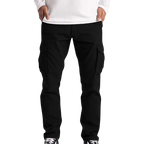 Spodnie cargo męskie luźny krój z kieszeniami na dzień codzienny - Arkadya Outlet - Men Pants