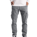 Spodnie cargo męskie luźny krój z kieszeniami na dzień codzienny - Arkadya Outlet - Men Pants