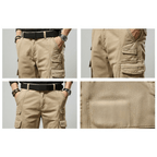 Spodnie cargo męskie taktyczne wielokieszeniowa konstrukcja - Arkadya Outlet - Men Pants