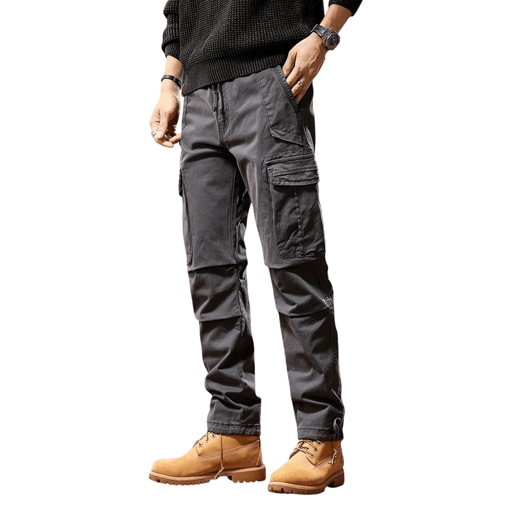 Spodnie cargo męskie taktyczne wielokieszeniowa konstrukcja - Arkadya Outlet - Men Pants