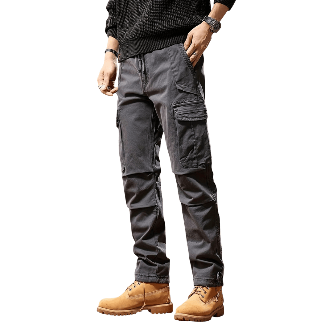 Spodnie cargo męskie taktyczne wielokieszeniowa konstrukcja - Arkadya Outlet - Men Pants