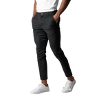 Spodnie chinos męskie modny krój pełna długość użytkowy pas - Arkadya Outlet - Men Pants