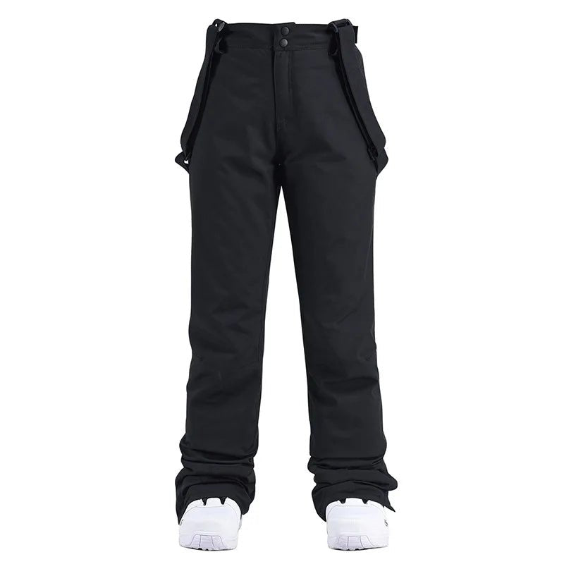 Spodnie Damskie | Szerokie nogawki ze szelkami do regulacji - Arkadya Outlet - Trousers