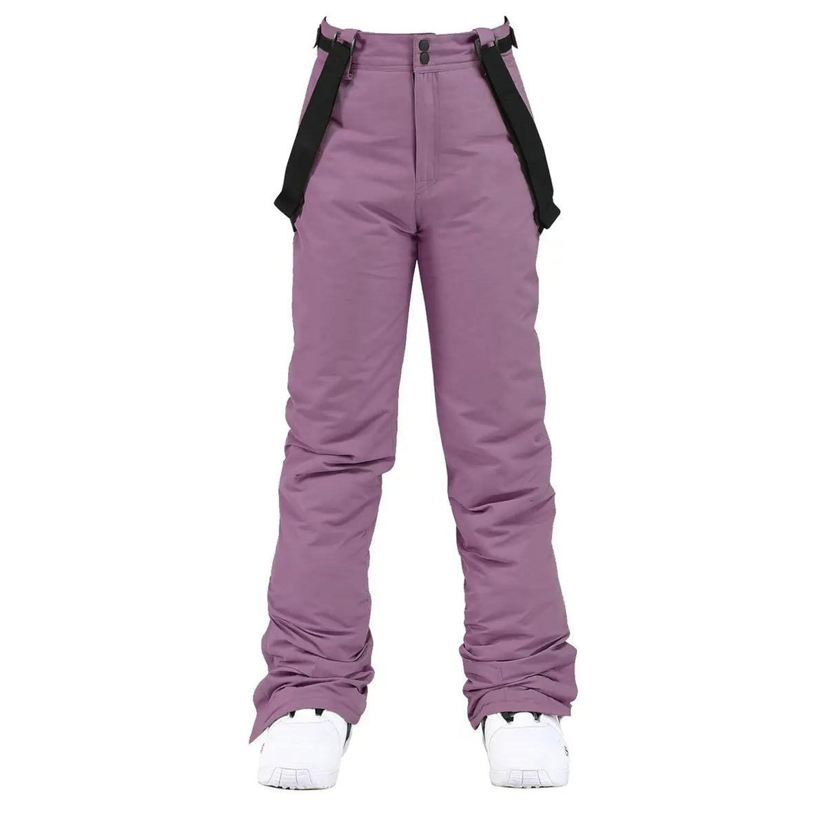 Spodnie Damskie | Szerokie nogawki ze szelkami do regulacji - Arkadya Outlet - Trousers