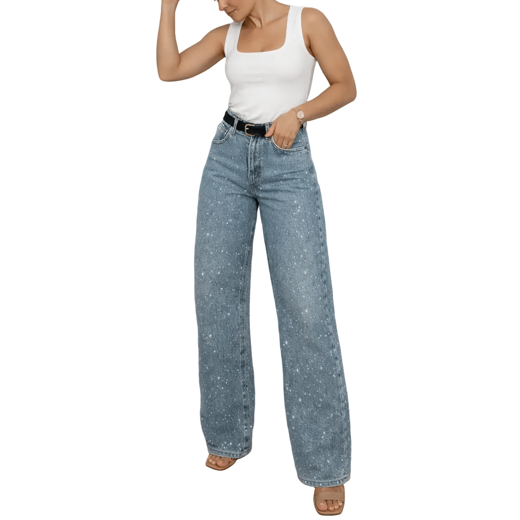 Spodnie damskie wysoki stan klasyczny krój - Arkadya Outlet - Women Pants