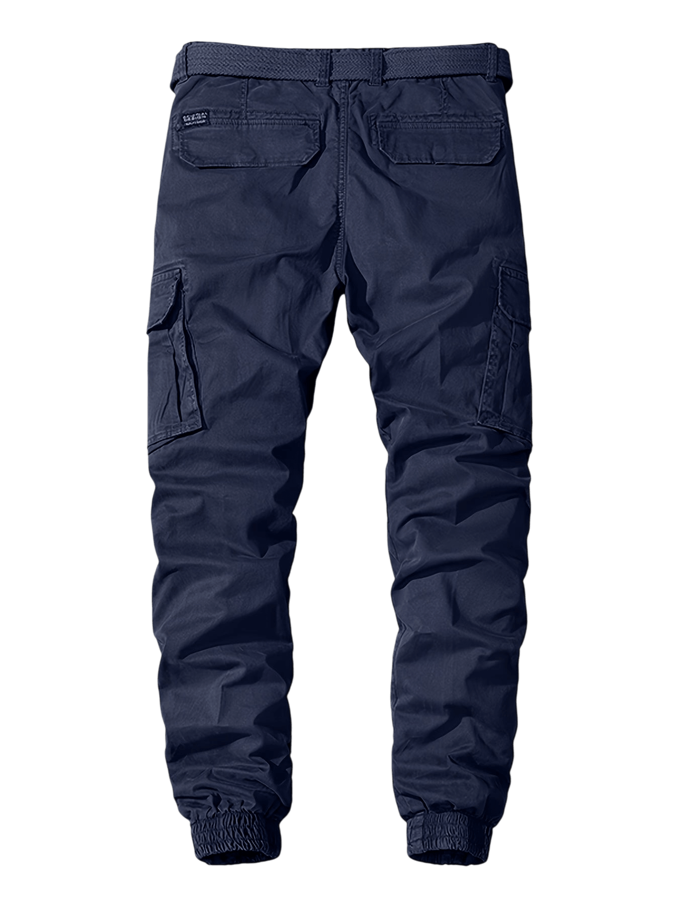Spodnie joggery męskie elastyczne mankiety z kieszeniami cargo - Arkadya Outlet - Men Pants