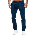 Spodnie męskie dopasowany krój prosta nogawka codzienny fason - Arkadya Outlet - Men Pants