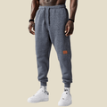 Spodnie Męskie Dresowe | Zwężany Krój z Elastycznym Pasem - Arkadya Outlet - Trousers