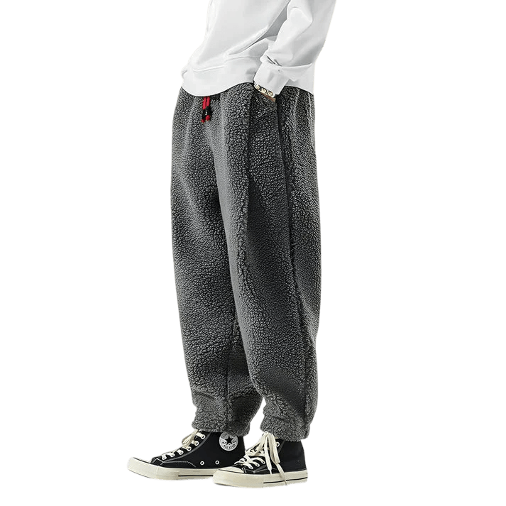Spodnie Męskie Luźny Krój Elastyczny Pas Do Domu I Wypoczynku - Arkadya Outlet - Men Pants