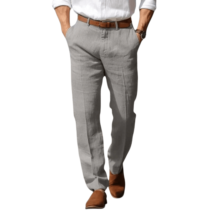 Spodnie męskie luźny krój pełna długość do codziennego noszenia - Arkadya Outlet - Men Pants