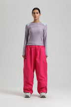 Spodnie Męskie | Szerokie nogawki i wysoki stan ze sznurkiem - Arkadya Outlet - Trousers