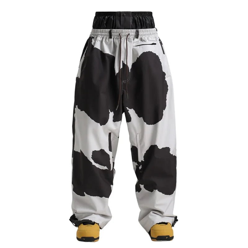 Spodnie Męskie | Szerokie nogawki i wysoki stan ze sznurkiem - Arkadya Outlet - Trousers
