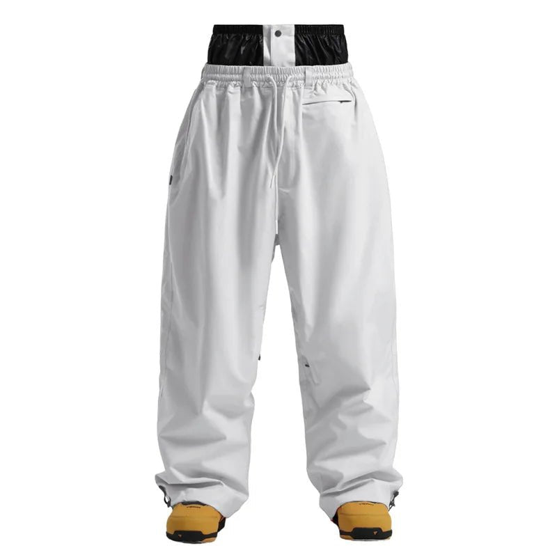 Spodnie Męskie | Szerokie nogawki i wysoki stan ze sznurkiem - Arkadya Outlet - Trousers