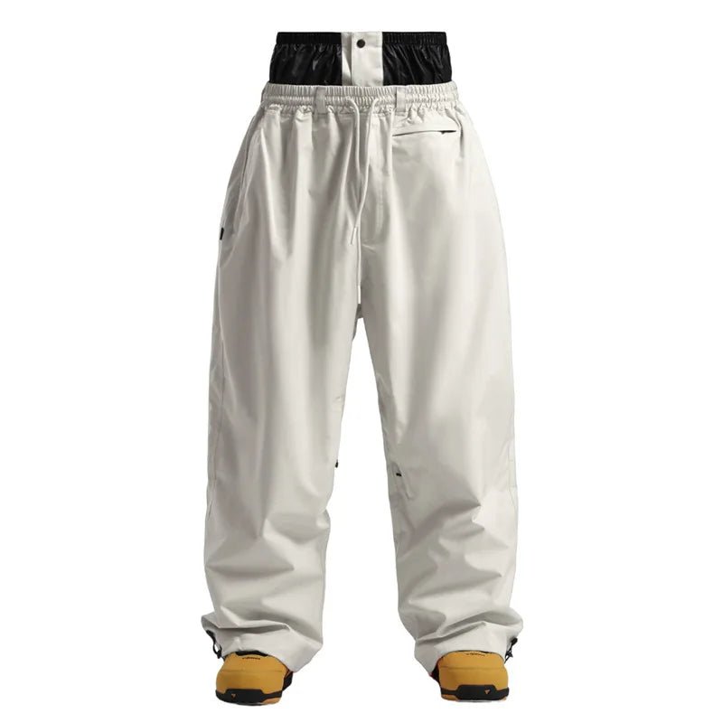 Spodnie Męskie | Szerokie nogawki i wysoki stan ze sznurkiem - Arkadya Outlet - Trousers
