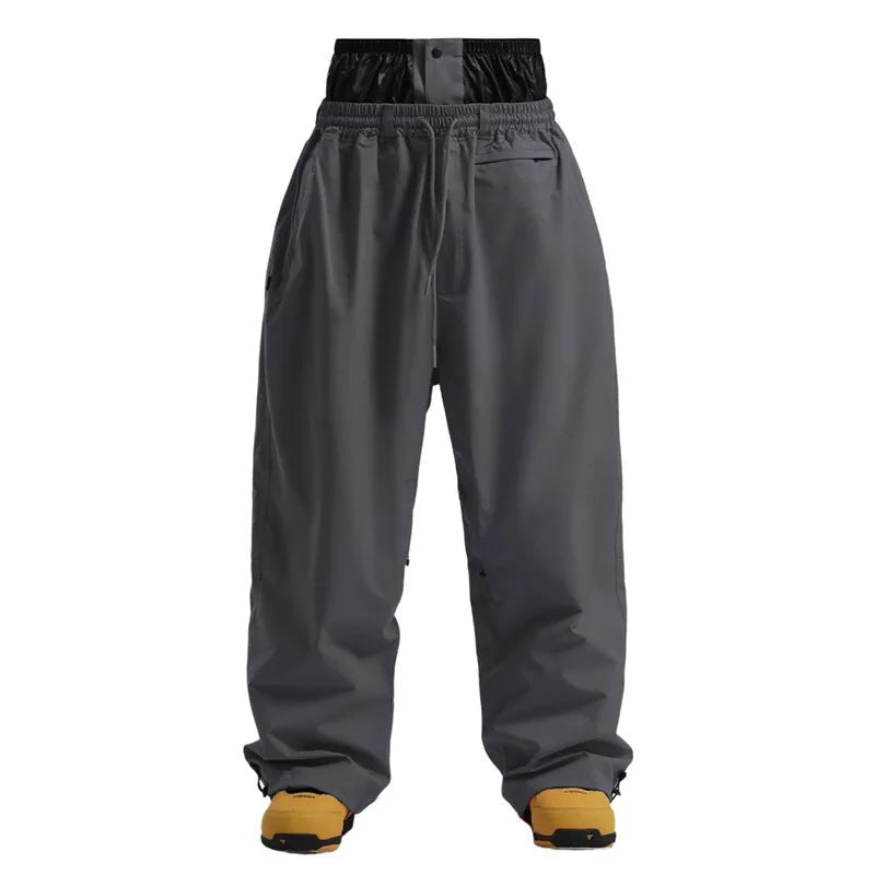 Spodnie Męskie | Szerokie nogawki i wysoki stan ze sznurkiem - Arkadya Outlet - Trousers