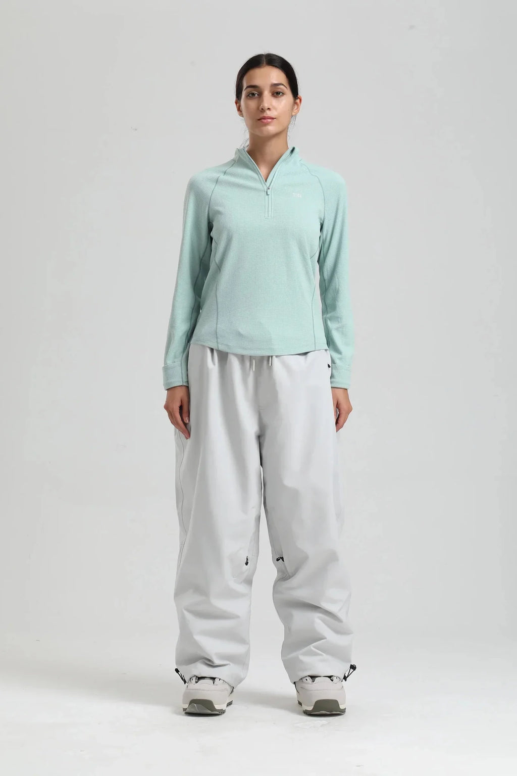 Spodnie Męskie | Szerokie nogawki i wysoki stan ze sznurkiem - Arkadya Outlet - Trousers