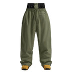 Spodnie Męskie | Szerokie nogawki i wysoki stan ze sznurkiem - Arkadya Outlet - Trousers