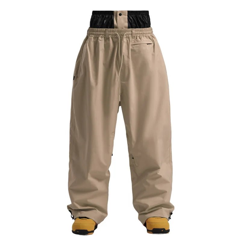 Spodnie Męskie | Szerokie nogawki i wysoki stan ze sznurkiem - Arkadya Outlet - Trousers