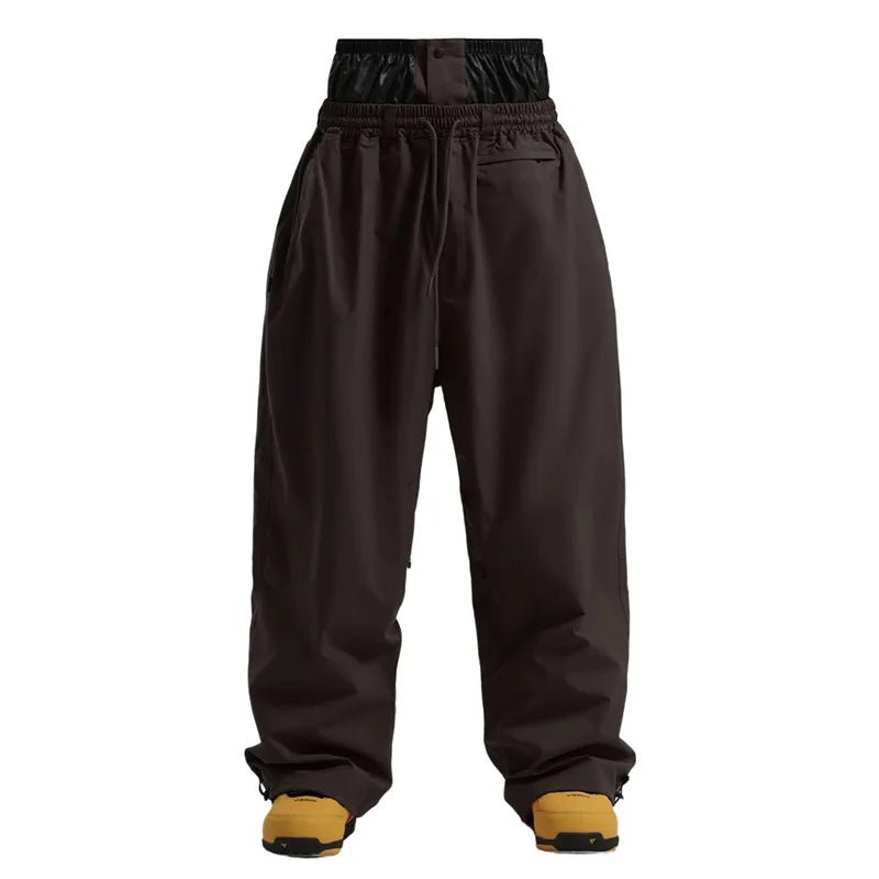 Spodnie Męskie | Szerokie nogawki i wysoki stan ze sznurkiem - Arkadya Outlet - Trousers