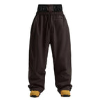 Spodnie Męskie | Szerokie nogawki i wysoki stan ze sznurkiem - Arkadya Outlet - Trousers
