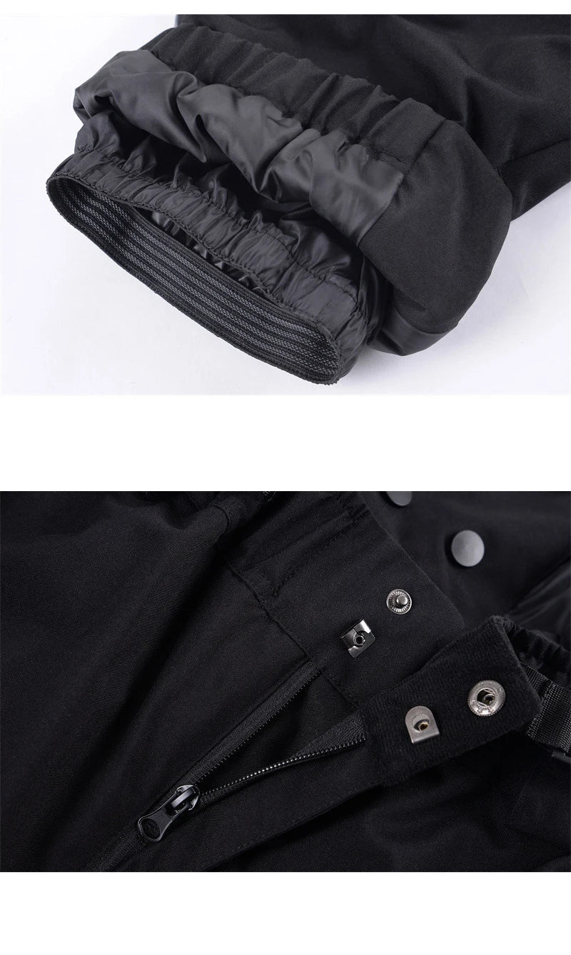 Spodnie Męskie | Wiatroodporne z Zamkiem na Całą Długość - Arkadya Outlet - Trousers