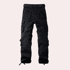 Spodnie Męskie | Wielokieszeniowe z Regulowanymi Mankietami - Arkadya Outlet - Trousers