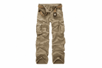Spodnie Męskie | Wielokieszeniowe z Regulowanymi Mankietami - Arkadya Outlet - Trousers