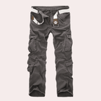 Spodnie Męskie | Wielokieszeniowe z Regulowanymi Mankietami - Arkadya Outlet - Trousers