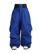 Spodnie Unisex Snowboardowe | Luźny Krój Cargo Zimowy - Arkadya Outlet - Trousers