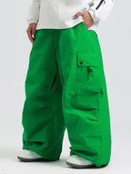 Spodnie Unisex Snowboardowe | Luźny Krój Cargo Zimowy - Arkadya Outlet - Trousers