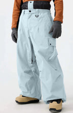 Spodnie Unisex Snowboardowe | Luźny Krój Cargo Zimowy - Arkadya Outlet - Trousers
