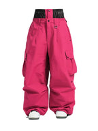 Spodnie Unisex Snowboardowe | Luźny Krój Cargo Zimowy - Arkadya Outlet - Trousers