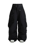 Spodnie Unisex Snowboardowe | Luźny Krój Cargo Zimowy - Arkadya Outlet - Trousers