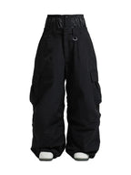 Spodnie Unisex Snowboardowe | Luźny Krój Cargo Zimowy - Arkadya Outlet - Trousers
