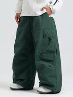 Spodnie Unisex Snowboardowe | Luźny Krój Cargo Zimowy - Arkadya Outlet - Trousers