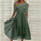 Sukienka Damska | Dopasowany krój z dekoltem z przodu - Arkadya Outlet - Dresses