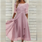 Sukienka Damska | Dopasowany krój z dekoltem z przodu - Arkadya Outlet - Dresses