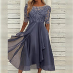 Sukienka Damska | Dopasowany krój z dekoltem z przodu - Arkadya Outlet - Dresses