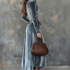 Sukienka Damska | Krój A-line z kołnierzem koszulowym i guzikami - Arkadya Outlet - Dresses