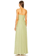 Sukienka Damska Maxi | Krój Drop-waist bez Rękawów - Arkadya Outlet - Dresses
