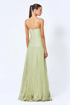 Sukienka Damska Maxi | Krój Drop-waist bez Rękawów - Arkadya Outlet - Dresses