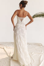 Sukienka Damska Maxi | Pełna długość z dekoracyjnymi detalami - Arkadya Outlet - Dresses