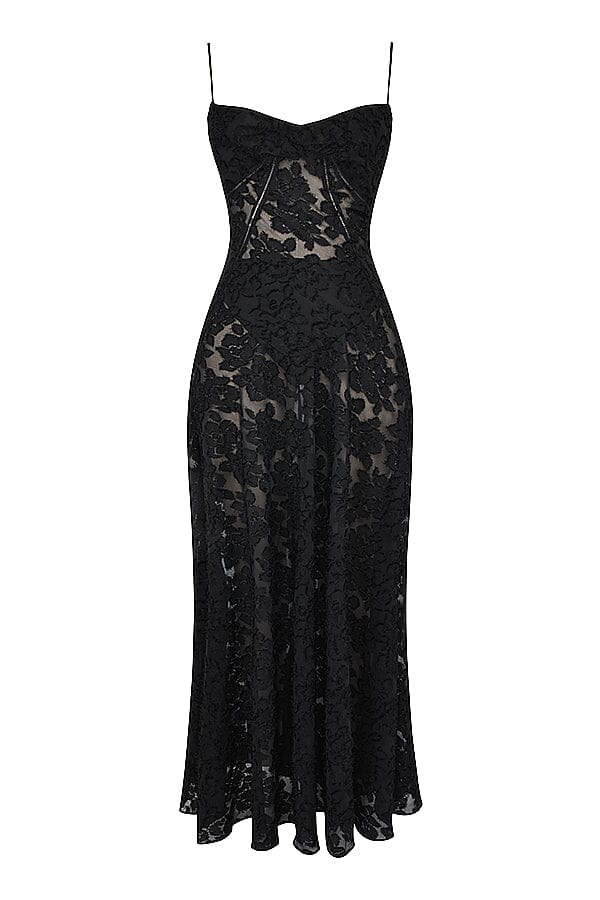 Sukienka Damska Maxi | Pełna długość z dekoracyjnymi detalami - Arkadya Outlet - Dresses