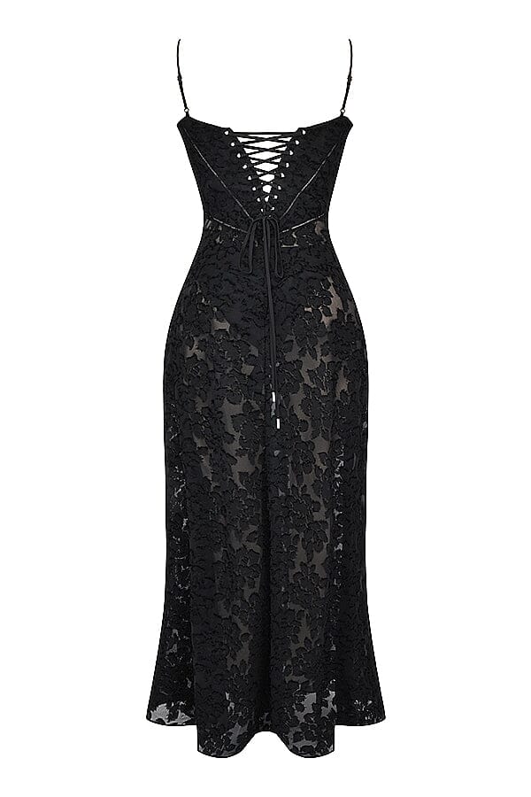 Sukienka Damska Maxi | Pełna długość z dekoracyjnymi detalami - Arkadya Outlet - Dresses
