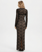 Sukienka maxi bez ramiączek – odpinane rękawy, wieczorowa - Arkadya Outlet - Women Maxi Dress
